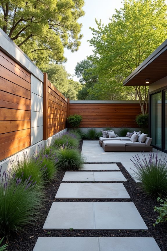 mixed material wall design