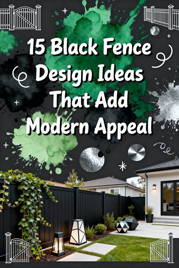 Read more about the article 15 Black Fence Design Ideas That Add Modern Appeal
