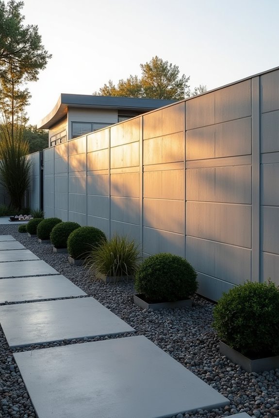 modern concrete design aesthetics