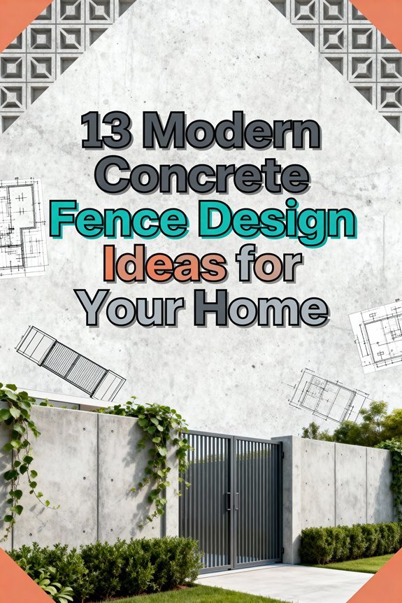 Read more about the article 13 Modern Concrete Fence Design Ideas for Your Home