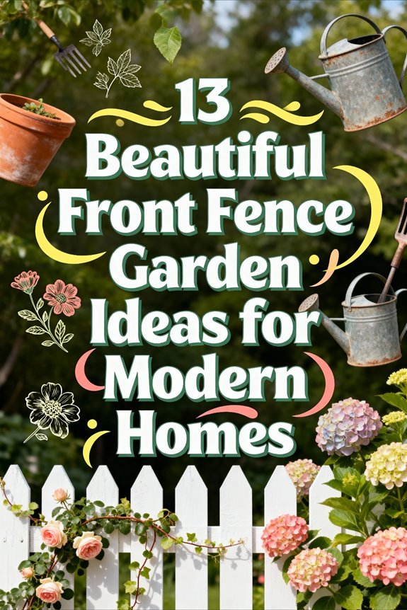 Read more about the article 13 Beautiful Front Fence Garden Ideas for Modern Homes