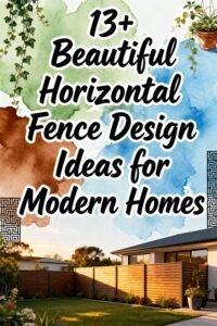 Read more about the article 13+ Beautiful Horizontal Fence Design Ideas for Modern Homes