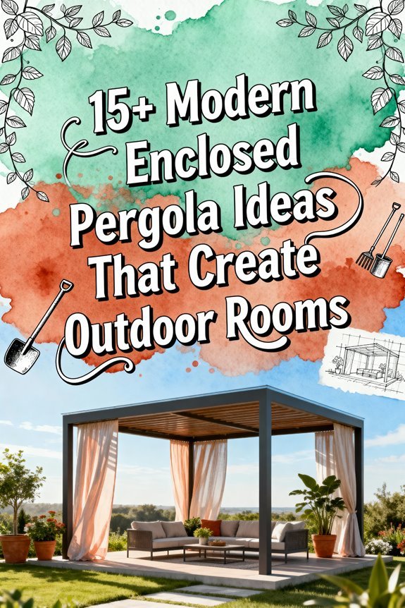 Read more about the article 15+ Modern Enclosed Pergola Ideas That Create Outdoor Rooms