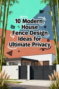 Read more about the article 10 Modern House Fence Design Ideas for Ultimate Privacy