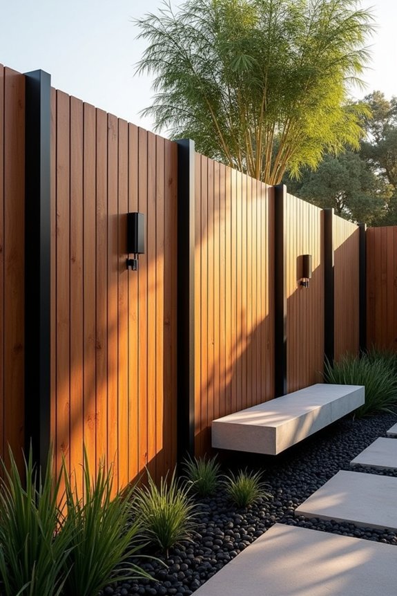 modern wood slat aesthetics