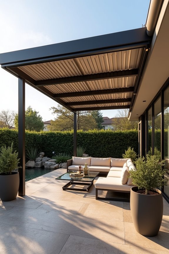 motorized aluminum louvered systems