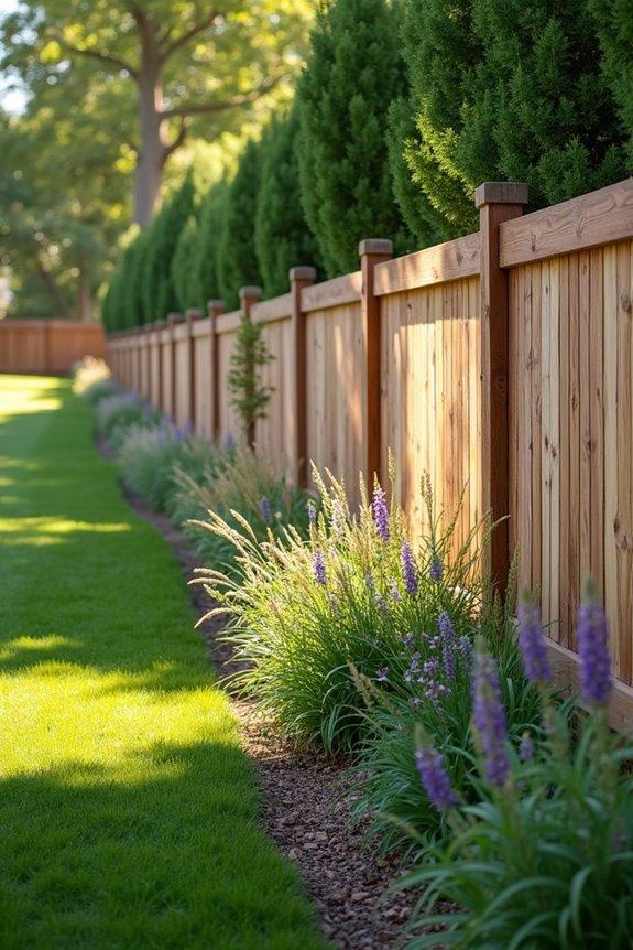 native plants enhance fencing