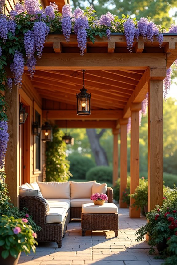 natural wood beam aesthetics