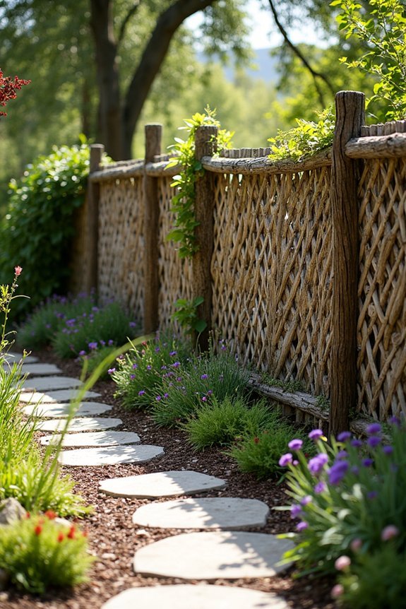 natural wood lattice craftsmanship