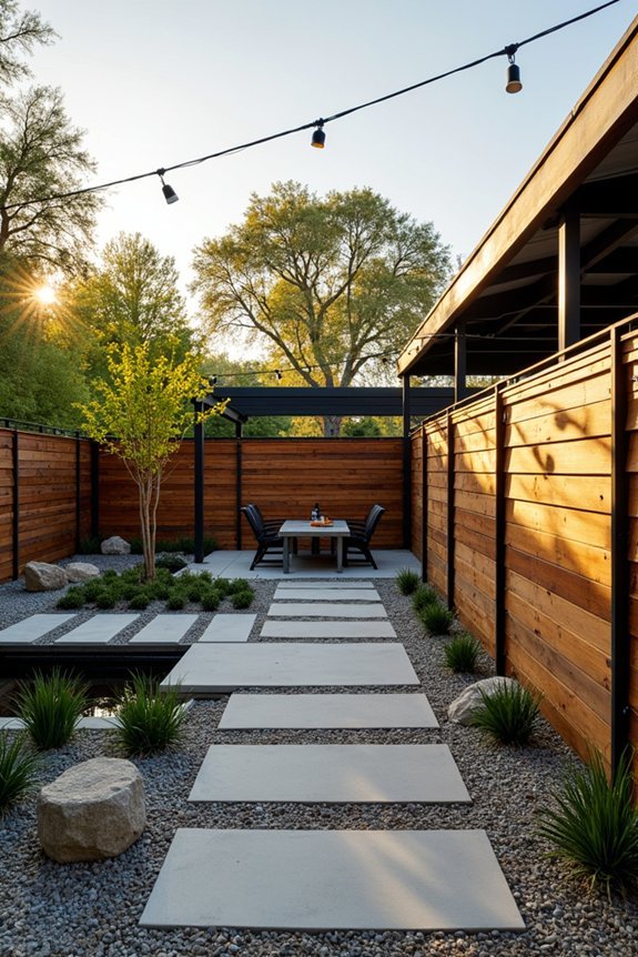 optimized mixed material fences