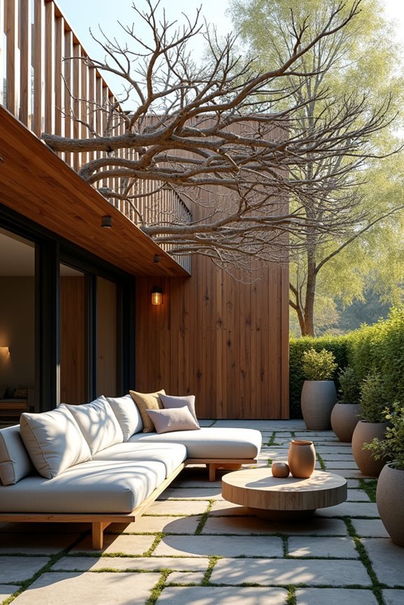 organic asymmetrical branch frameworks