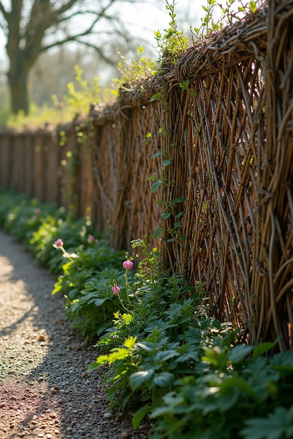 organic living willow structures