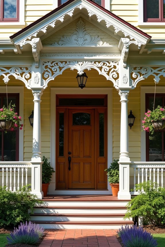 ornamental victorian gingerbread canopies