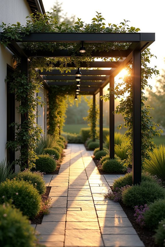 overhead canopy pathway design