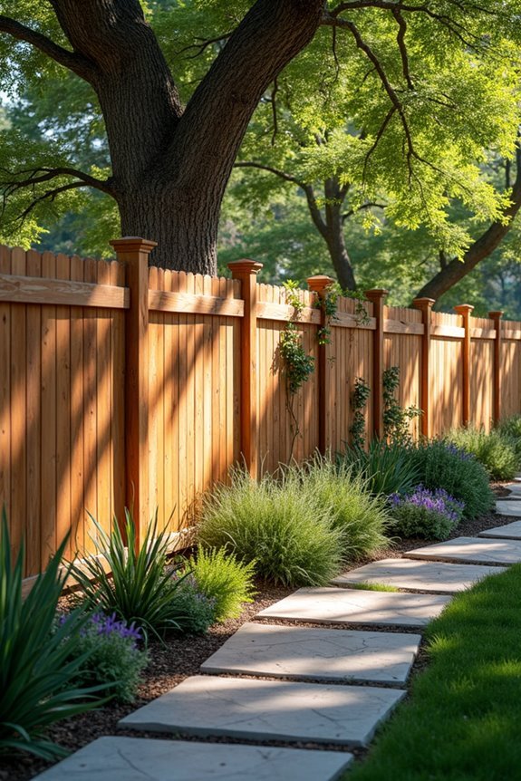 overlapping boards for privacy