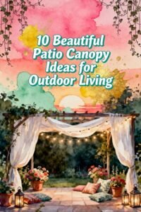 Read more about the article 10 Beautiful Patio Canopy Ideas for Outdoor Living