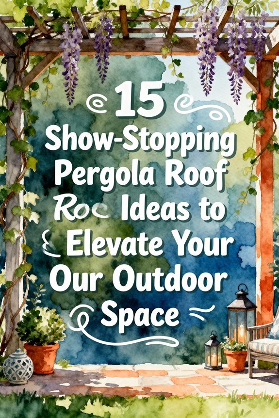 Read more about the article 15 Show-Stopping Pergola Roof Ideas to Elevate Your Outdoor Space