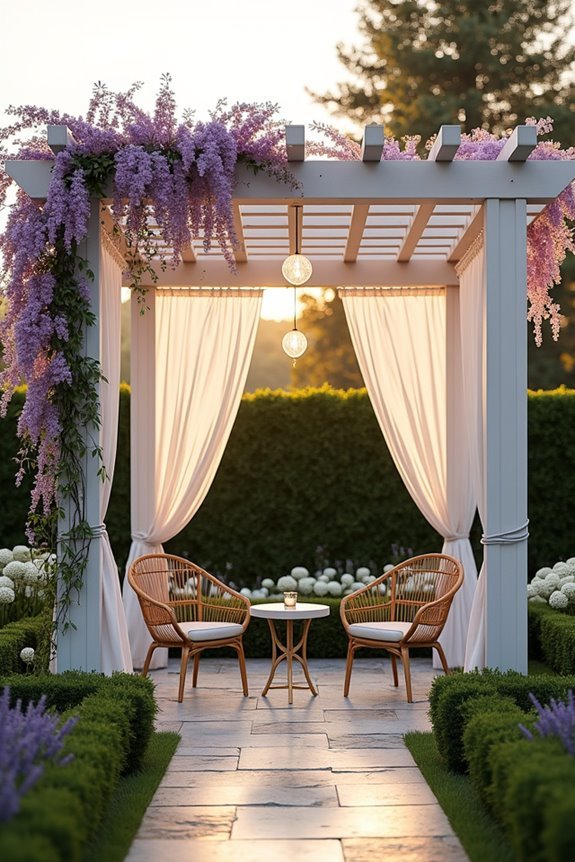 pergola style influences wedding
