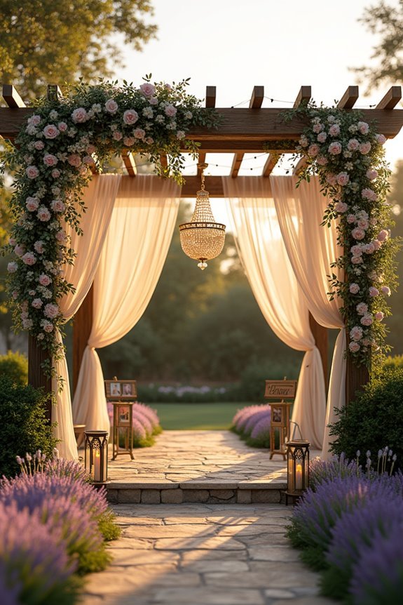 personalized ceremony backdrop ideas