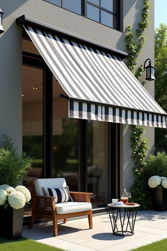 premium awning fabric maintenance