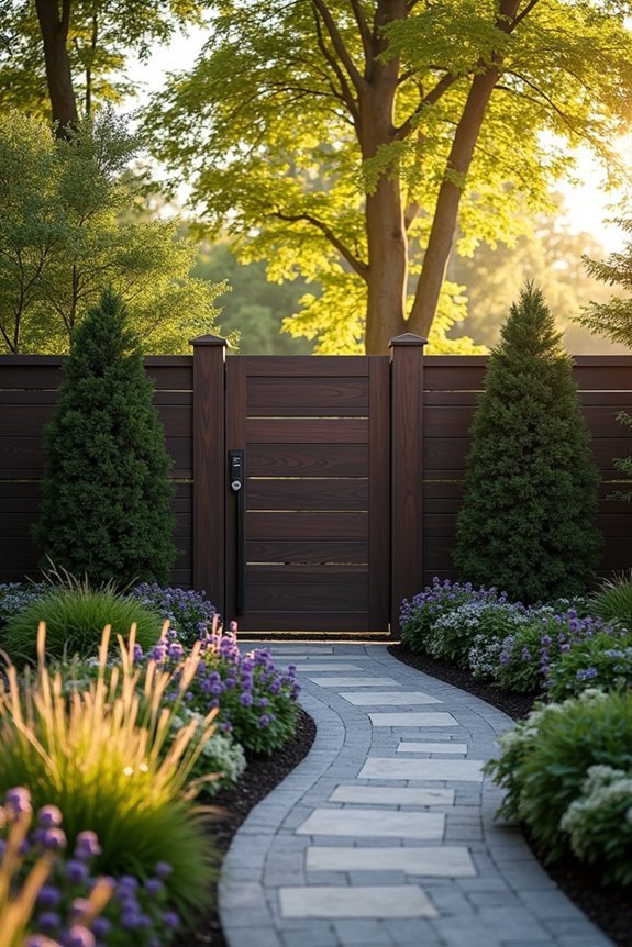 privacy enhancing security fencing design