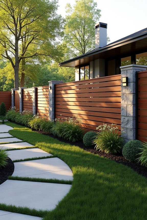 privacy focused fence design