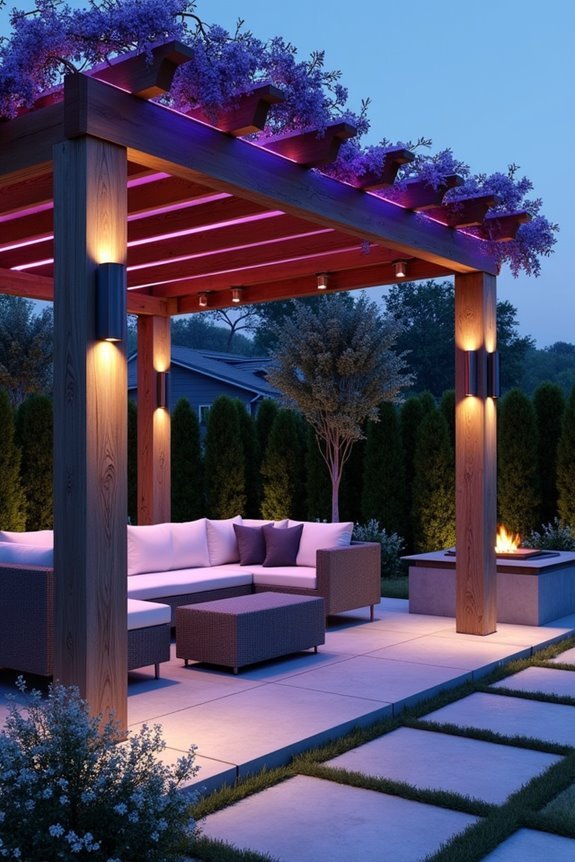 programmable smart pergola lighting