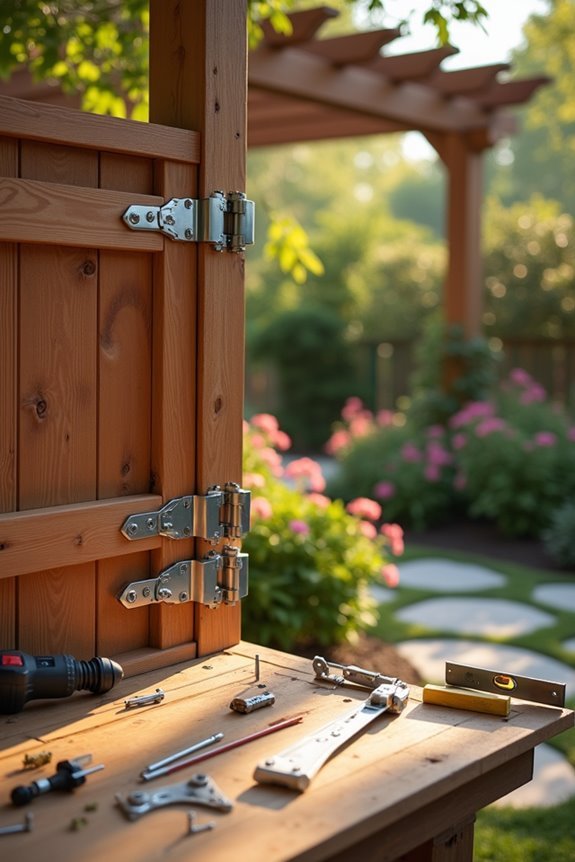 proper gate hardware installation