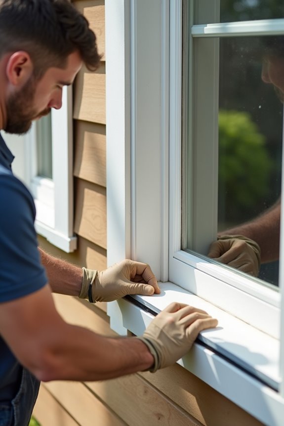 proper weather seal application