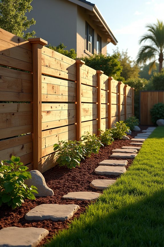quick pallet fence installation