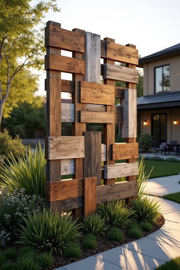 reclaimed wood privacy solutions