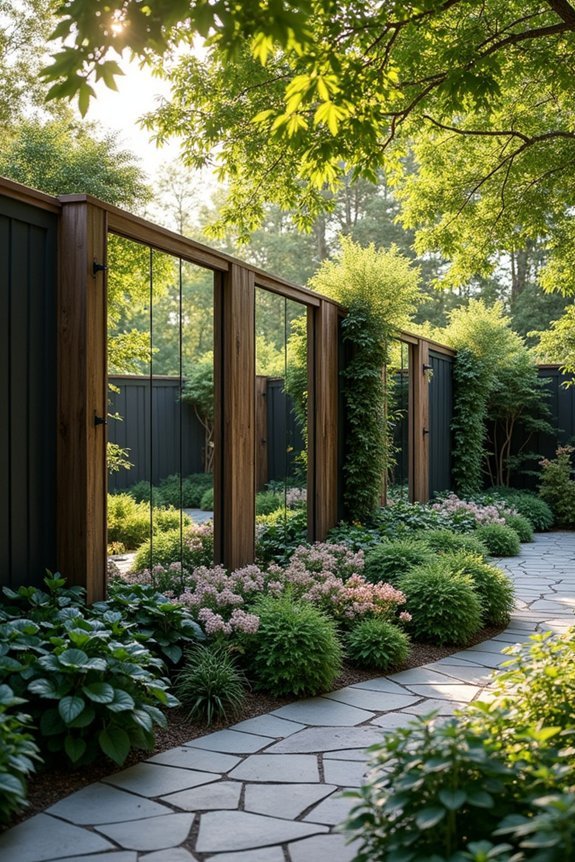 reflective garden space enhancement