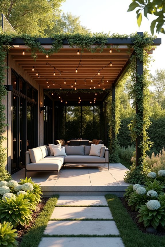 reflective garden space expansion