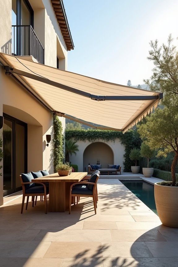 retractable canopy design features