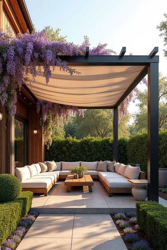 retractable canopy pergola systems