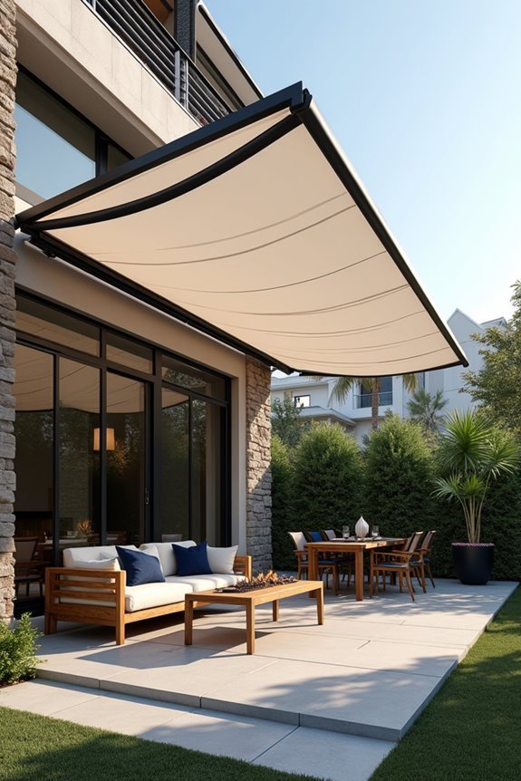 retractable shade cover systems