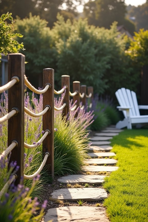 rope perimeter installation system