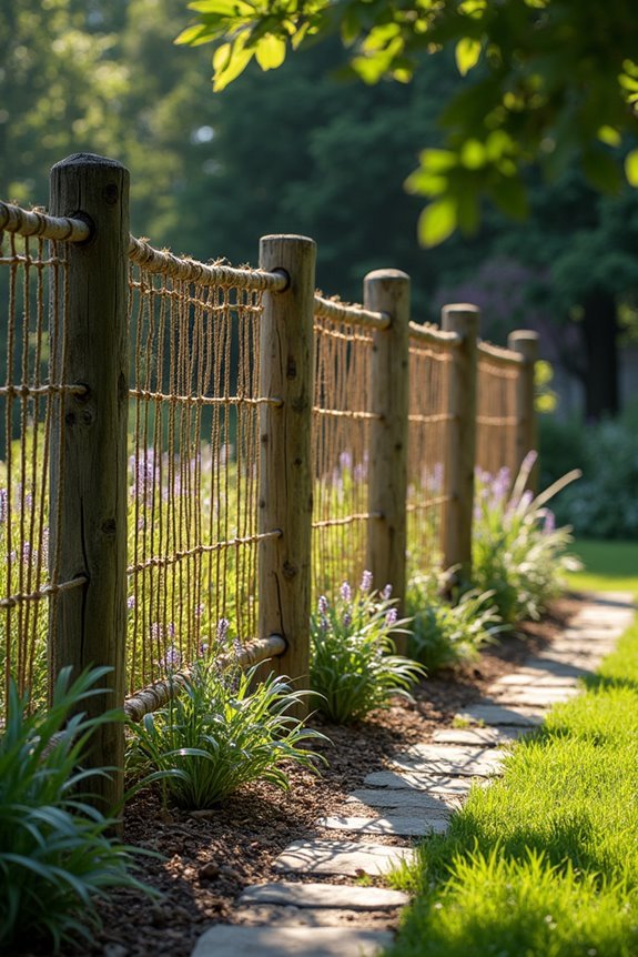rope post enclosure maintenance