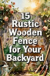 Read more about the article 15 Rustic Wooden Fence Ideas for Your Backyard