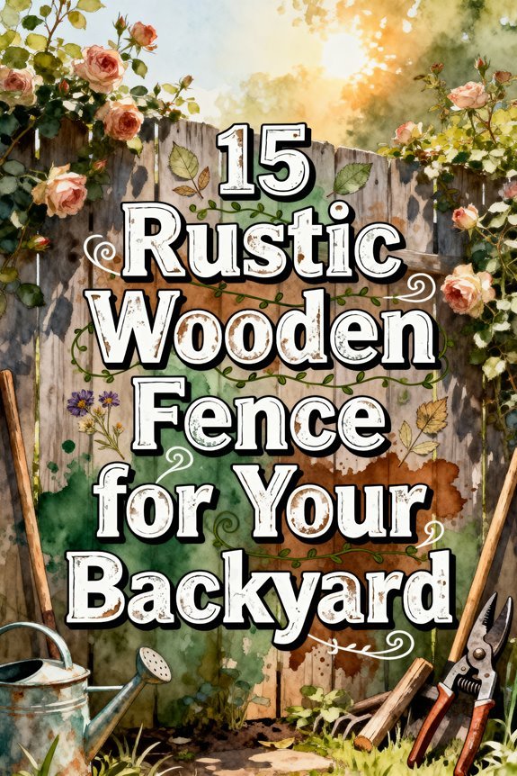 Read more about the article 15 Rustic Wooden Fence Ideas for Your Backyard