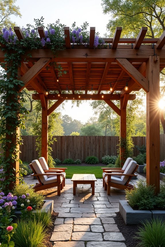 rustic cedar beam aesthetics