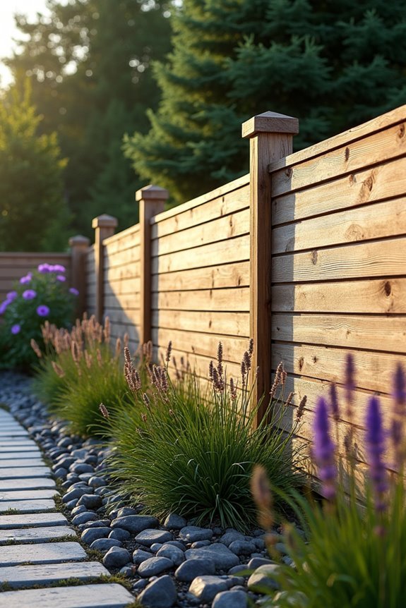 rustic cedar post accents