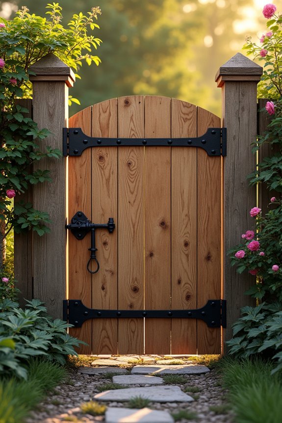 rustic gate hardware selection