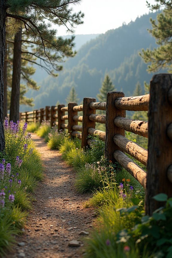 rustic log cabin aesthetics