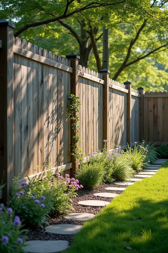 rustic pallet wood barriers