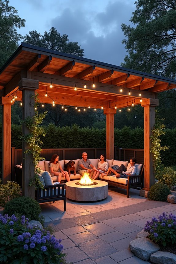 safe outdoor fire features