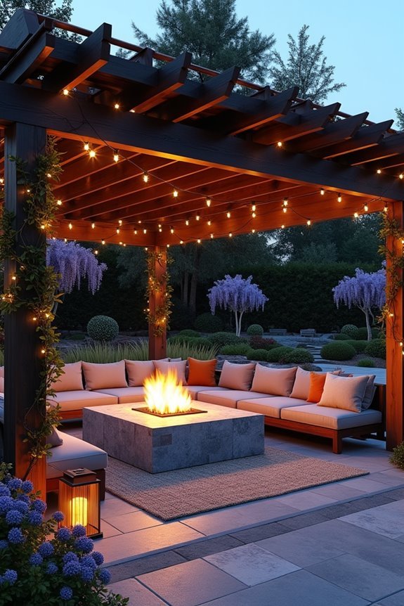 safe outdoor fire installation