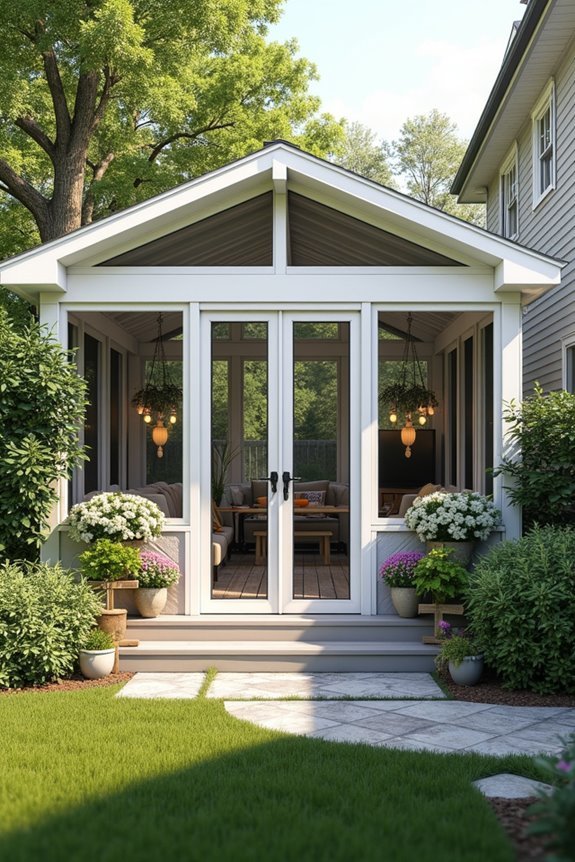 safe outdoor living space