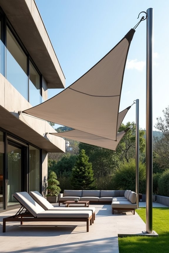 sail shade tensioning techniques