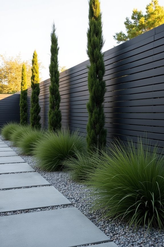 sculptural plants strategic spacing